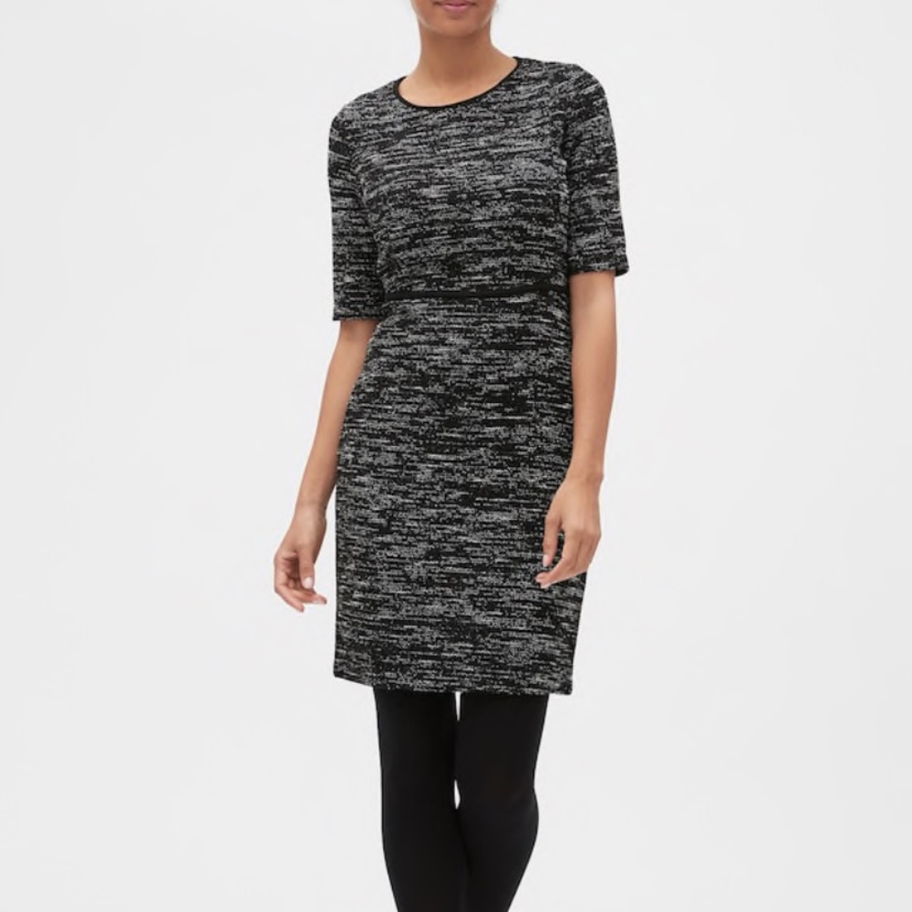 Banana Republic Textured B&W Dress